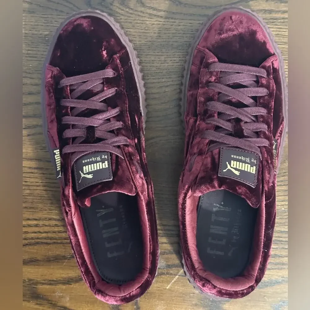 Fenty Puma x Rihanna FW16 Velvet Creepers Royal Purple EU 41 US 10